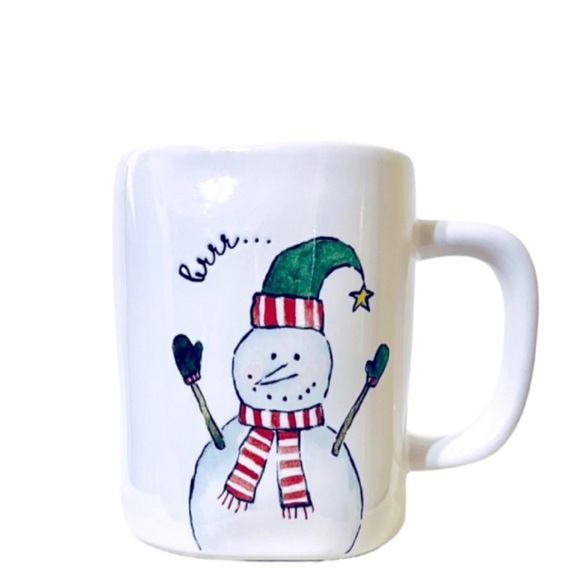 ❣️SOLD❣️ NEW Rae Dunn Snowman Brrr Mug ⛄️ - Picture 2 of 7